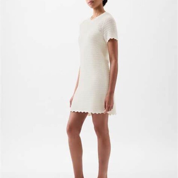 Crochet Mini Dress, Size Large Tall - Picture 1 of 6